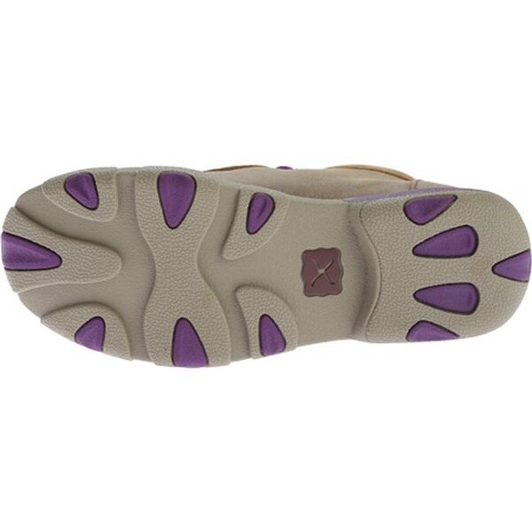 twisted x women's driving mocs purple