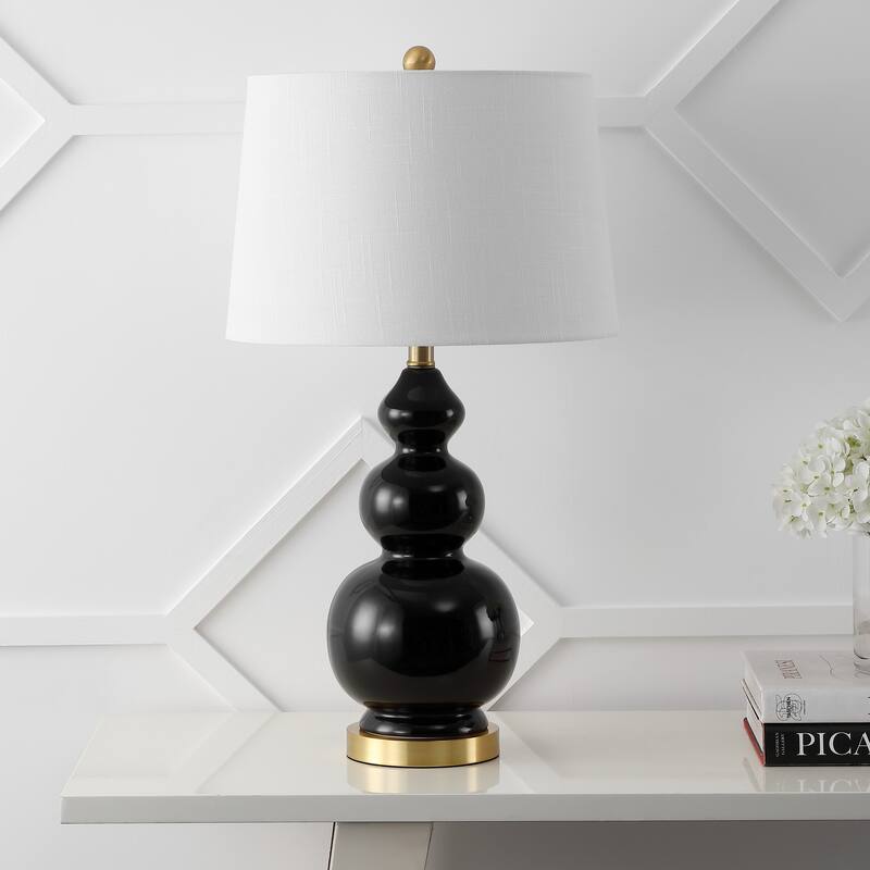 Arthur 27.5" Ceramic LED Table Lamp, Coral by JONATHAN Y