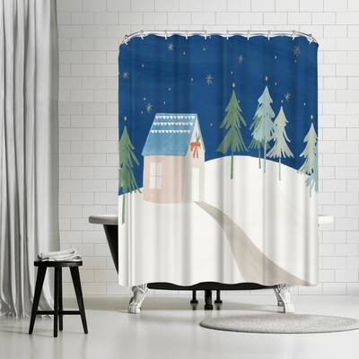 Evening At The Countryside By PI Holiday Collection - Shower Curtain