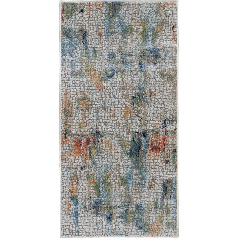 Nourison Global Vintage Textured Abstract Area Rug