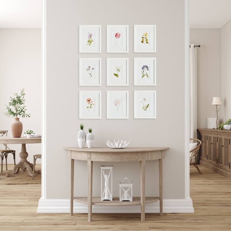 Mountain Flower Petite Prints, Set Of 9