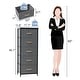 preview thumbnail 22 of 86, Contemporary 5-drawer Chest Vertical Storage Tower- Fabric Dresser
