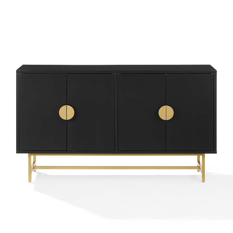Crosley Blair Sideboard Dark Brown/Gold