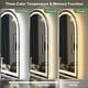 preview thumbnail 4 of 19, Arched LED Bathroom Wall Mirror Front and Backlit Anti Fog with 3 Year Warranty