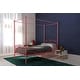 preview thumbnail 1 of 14, Avenue Green Carmi Pink Twin Metal Bed