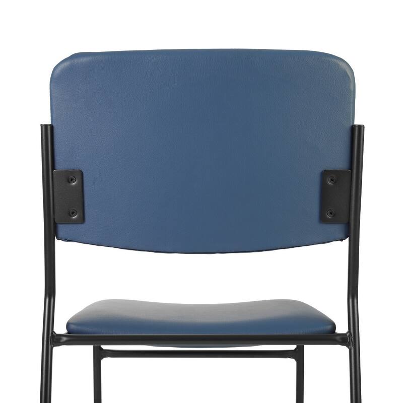 5 Pack 500 lb. Capacity High Density Stacking Chair - 23"D x 18.75"W x 32.25"H