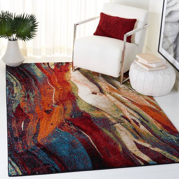 Shop Safavieh Glacier Bree Modern Abstract Rug On Sale