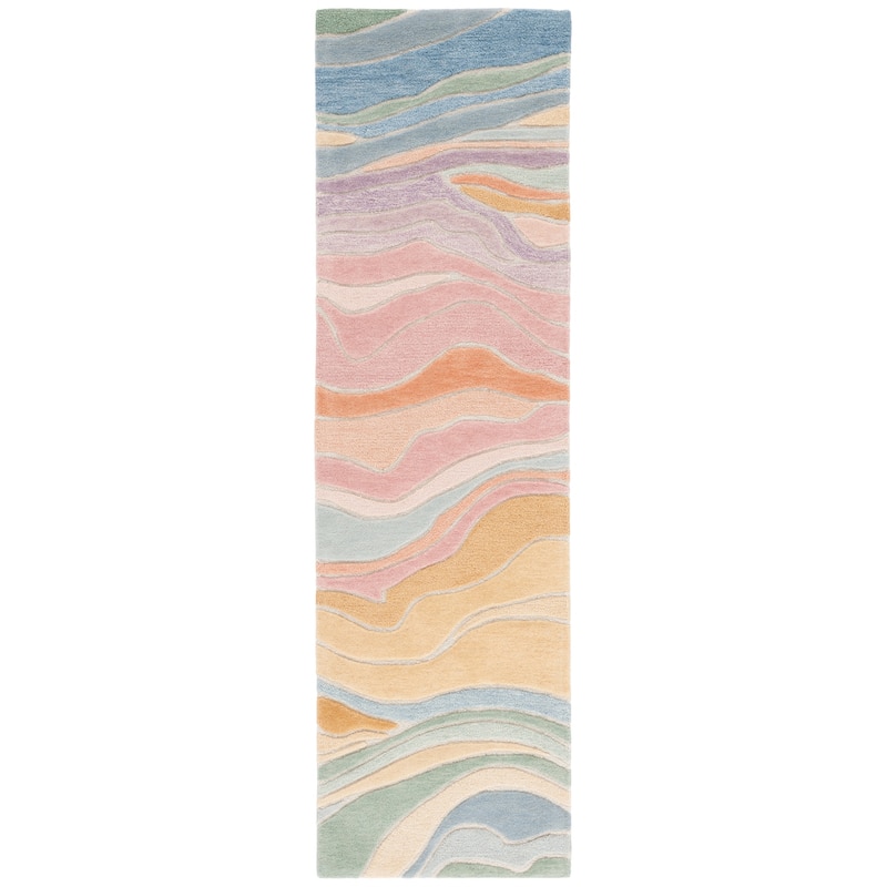 SAFAVIEH Handmade Rodeo Drive Bjarndis Mid-Century Modern Wool Rug