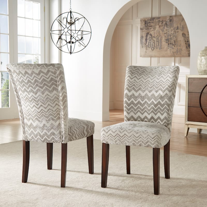 Catherine Print Parsons Dining Side Chair (Set of 2) by iNSPIRE Q Bold