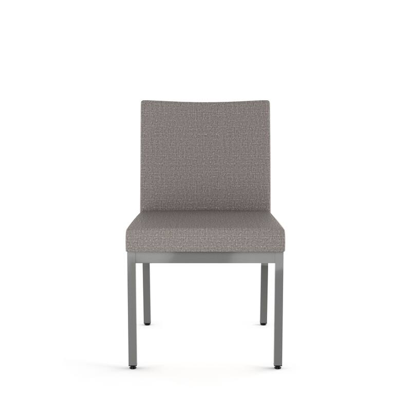 Amisco Perry Set of 2 Upholstered Dining Chairs with Metal Legs
