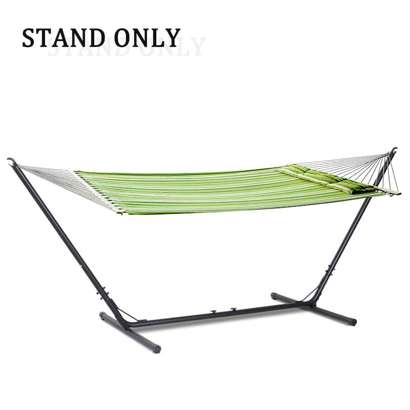 Outsunny Indoor Outdoor Adjustable Powder Coated Metal Hammock Frame Stand