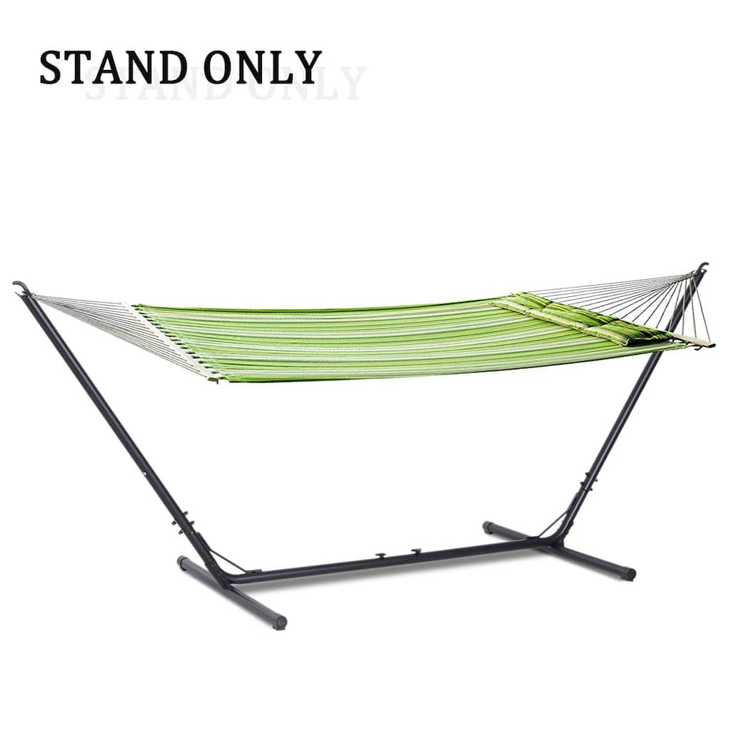Outsunny Indoor Outdoor Adjustable Powder Coated Metal Hammock Frame Stand