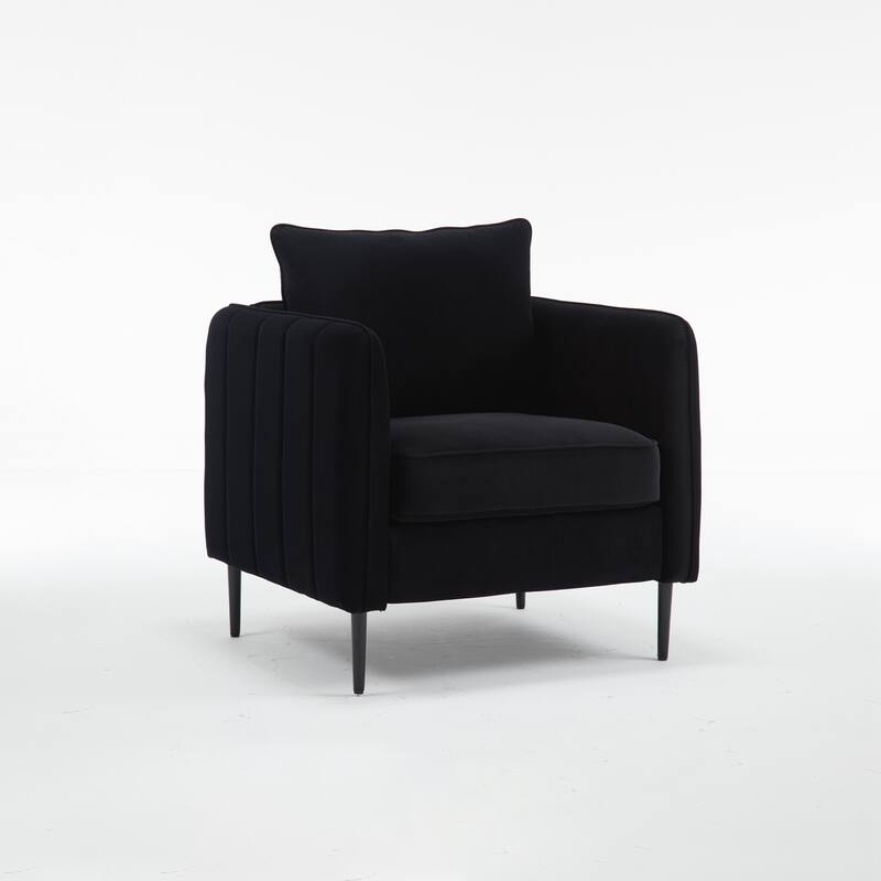 Accent Chair for Living Room, =Comfy Single Sofa Chair Mid-Century Modern Armchair