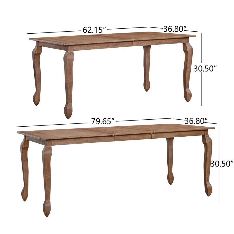 Christopher Knight Home - Aubrietta Expandable Wood Dining Table