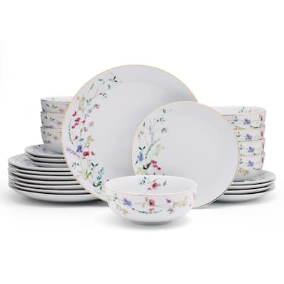 Mikasa Kalina 24-Piece Dinnerware Set, Service for 8