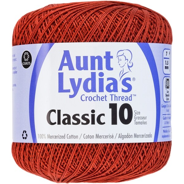 Aunt Lydia/'s Classic 10 Crochet Thread in Ecru