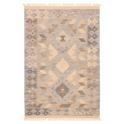 Ankara FW Grey Kilim 5'1" x 7'10" - 5'1 x 7'10