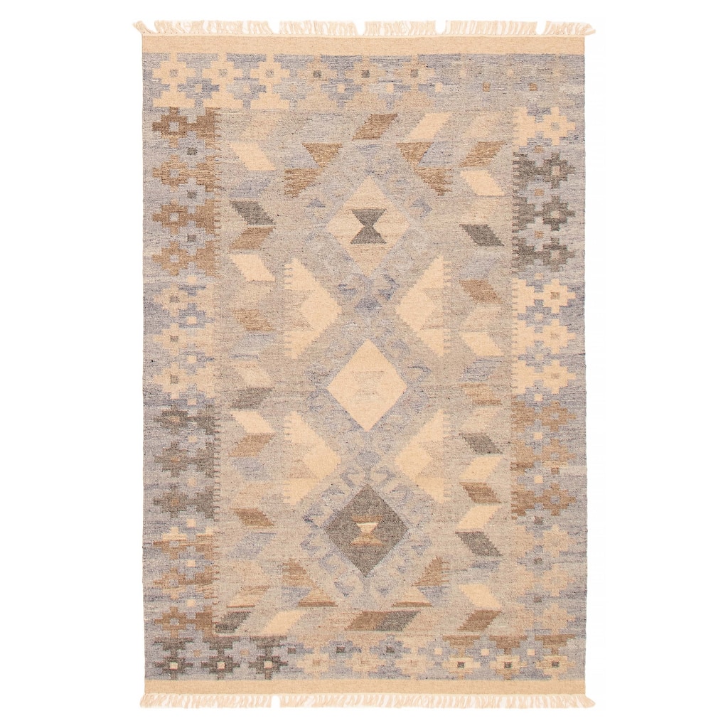 Ankara FW Grey Kilim 5'1" x 7'10" - 5'1 x 7'10