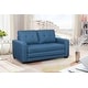 preview thumbnail 4 of 10, Daisy Modern Fabric Loveseat and Sofa Bed