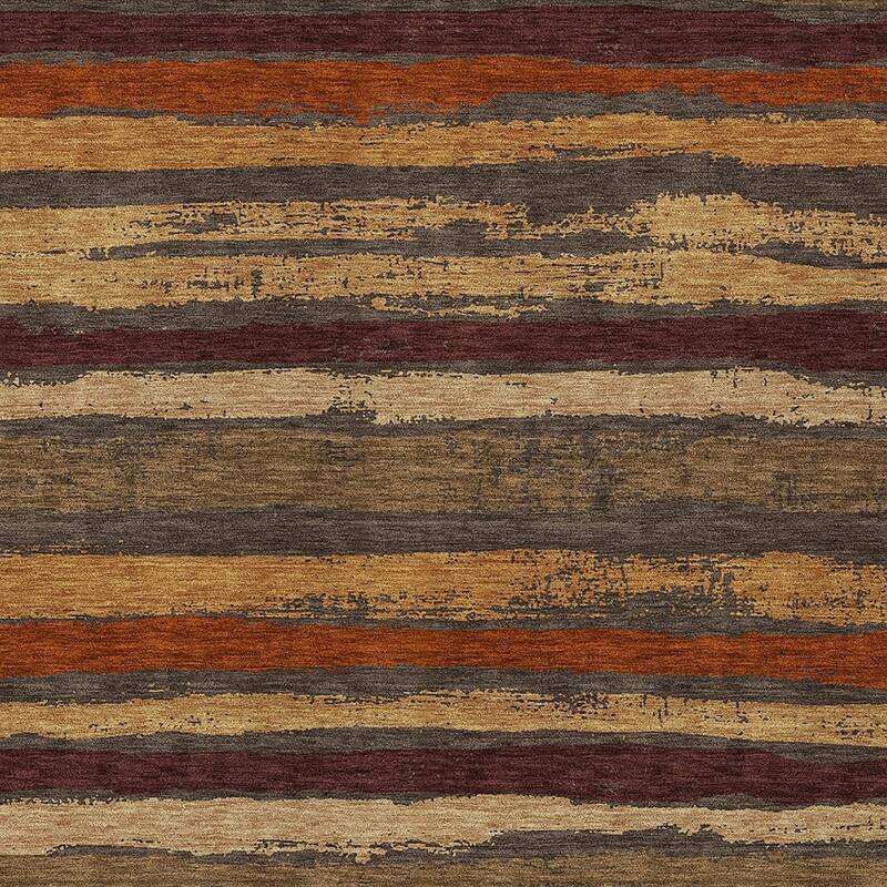 HomeRoots Striped Transitional Rectangle Outdoor Rug