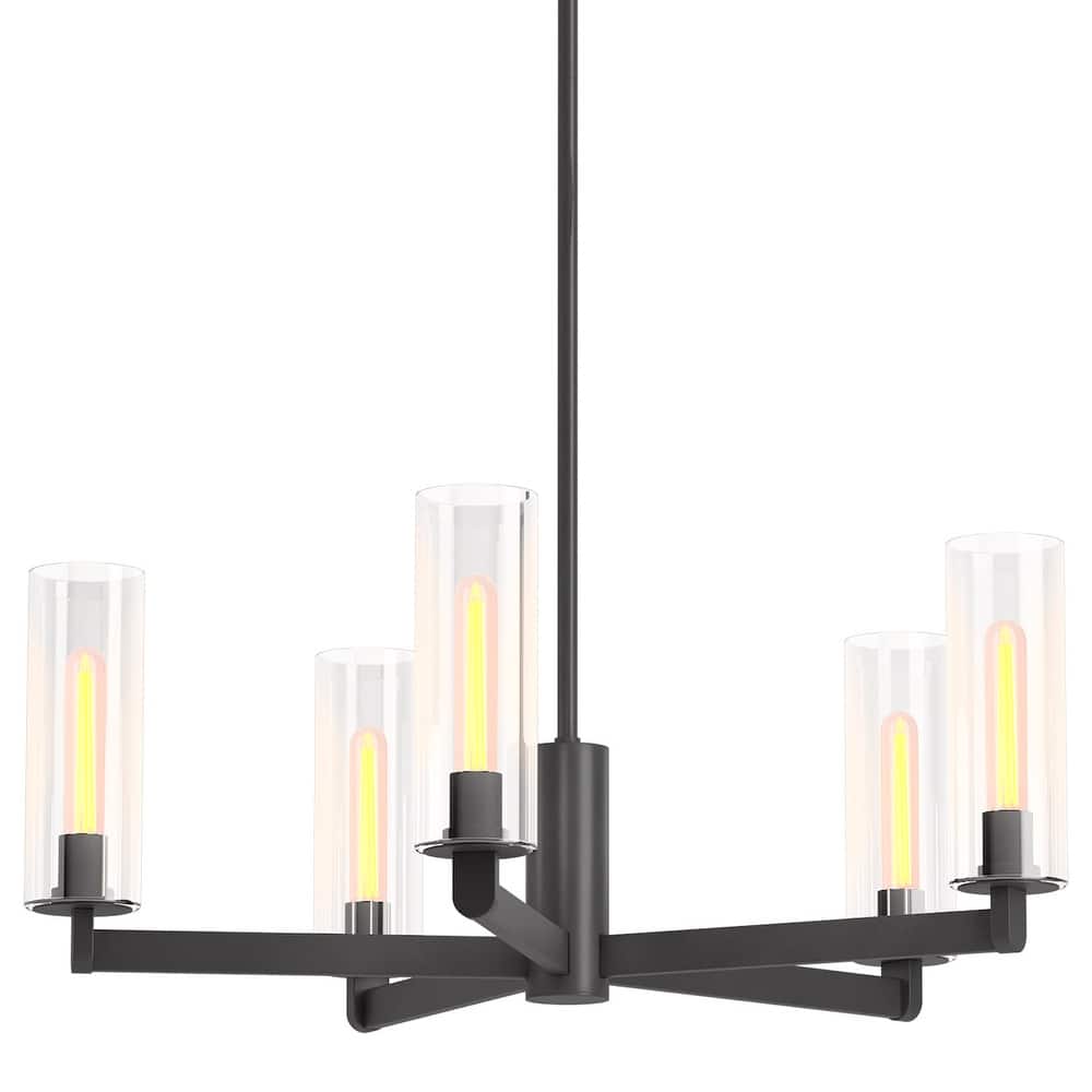 Kohler Lighting 35878-CH05 Crue 5 Light 26" Wide Chandelier with Clear