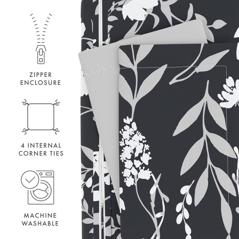 Becky Cameron Secret Garden 3 Piece Reversible Duvet Cover Set