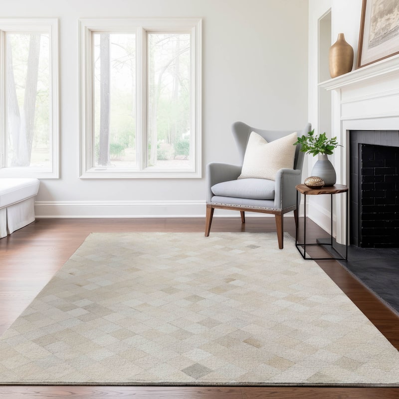 Premium Washable Super Soft Faux Cowhide Mayfield Rug