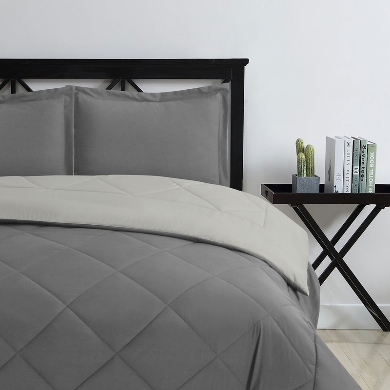 Swift Home Reversible Down Alternative Microfiber Bedding