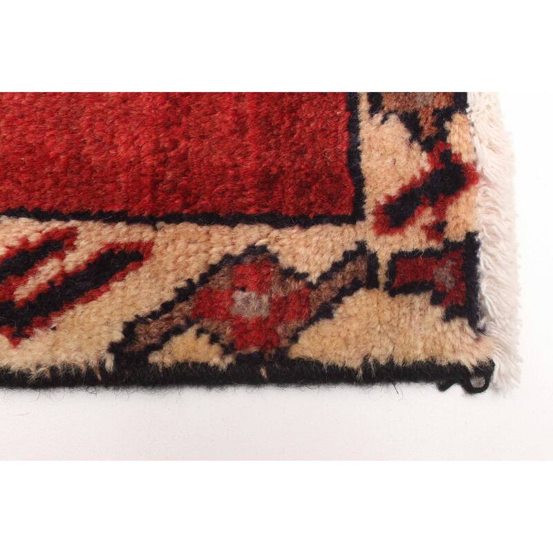ECARPETGALLERY Hand-knotted Andelz Red Wool Rug - 3'1 x 5'1