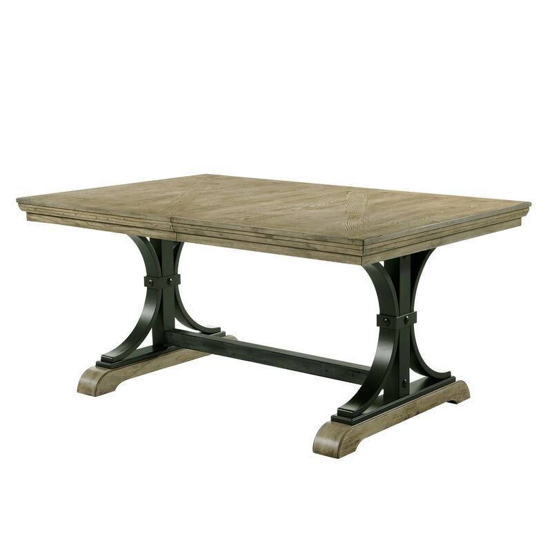 Carbon Loft Lancelot Nailhead 8-piece Driftwood Dining Set