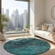 preview thumbnail 75 of 84, Machine Washable Indoor/ Outdoor Chantille Modern Abstract Rug