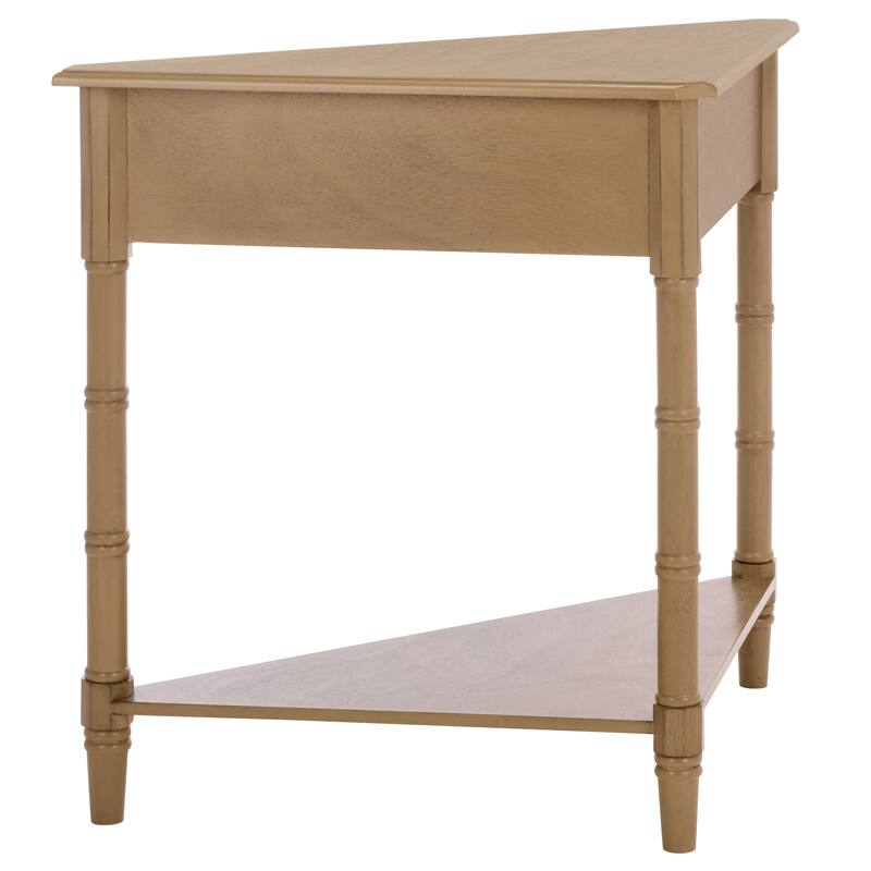 SAFAVIEH Calla Grey Corner Table - 33.9" x 17.3" x 28" - 34"W x 17"D x 28"H
