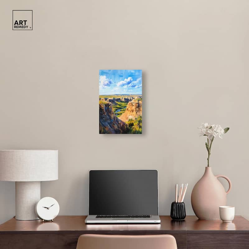 Rolling Hills and Sky II Canvas by Art Remedy, Gallery Wrapped