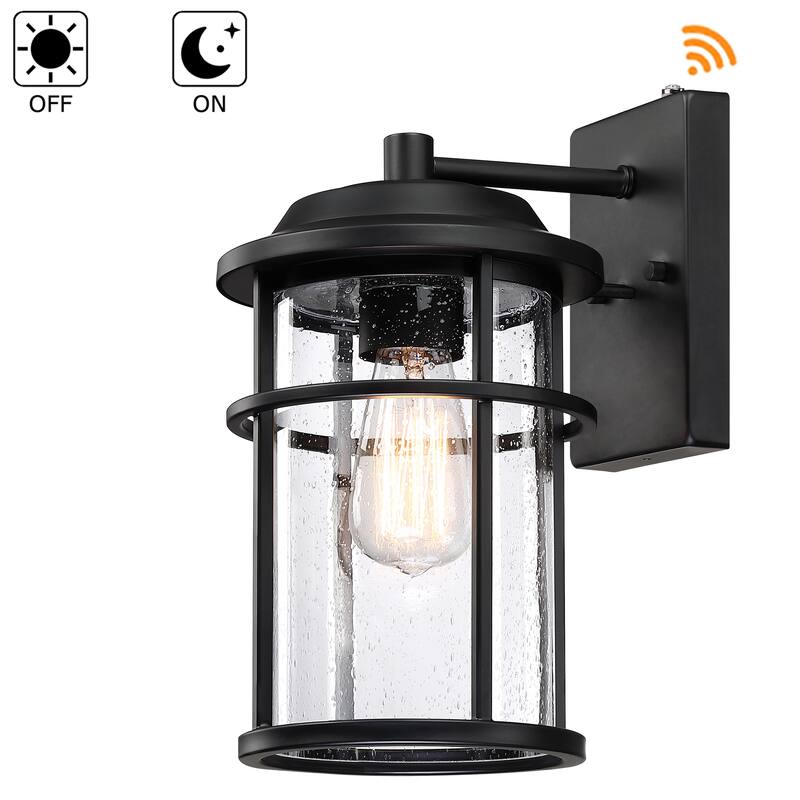 2Pack-1 Light Outdoor Wall Light Dusk to Dawn - 7.56"x9.6"x13.54"