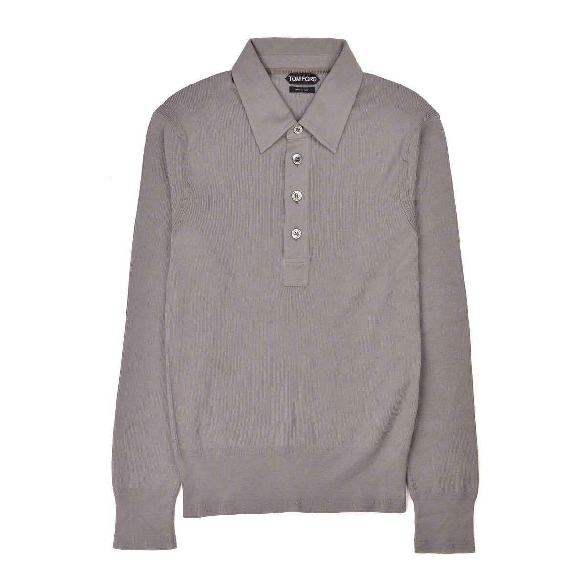 Shop Tom Ford Mens Grey Woven Cotton Blend Long Sleeve Polo Shirt Size M Rtl 1250 M Overstock 27654991,Zoom Zoom Zoom Zenon Lyrics