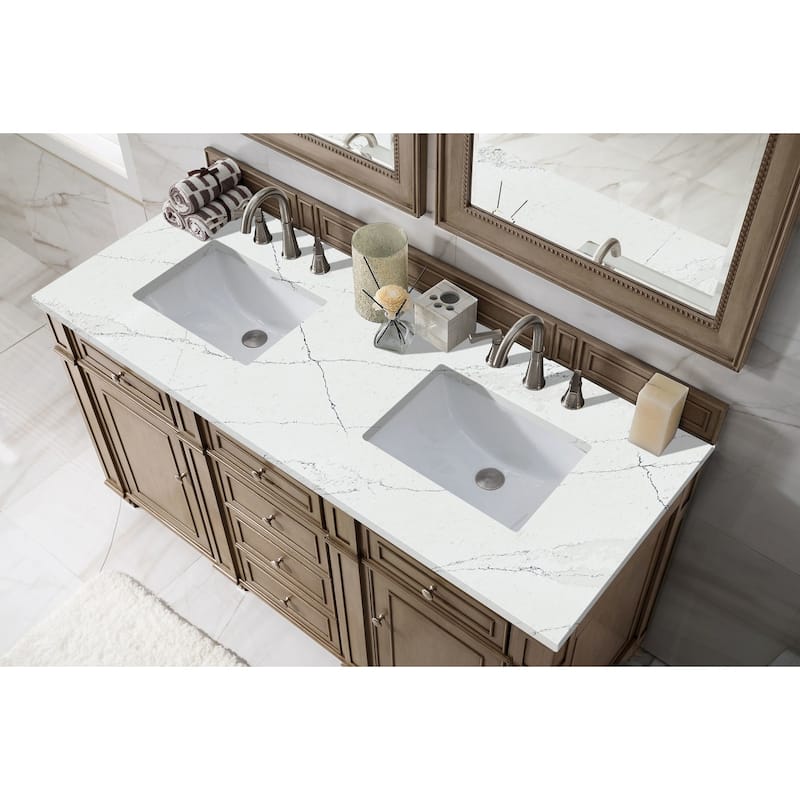 James Martin Vanities 157-V60D-FENC Bristol 60" Free Standing Double