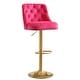 preview thumbnail 19 of 34, HOMYKA 360 Degrees Swivel Bar Chair With Adjustable Height and Metal Feet Bar Stool Set of 2