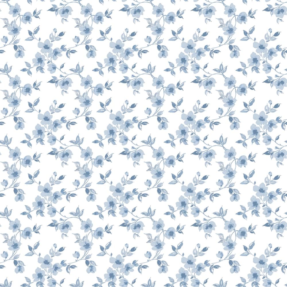 Galerie Wallcoverings Secret Garden Delicate Flower Trail Non-woven Matte Wallpaper Roll