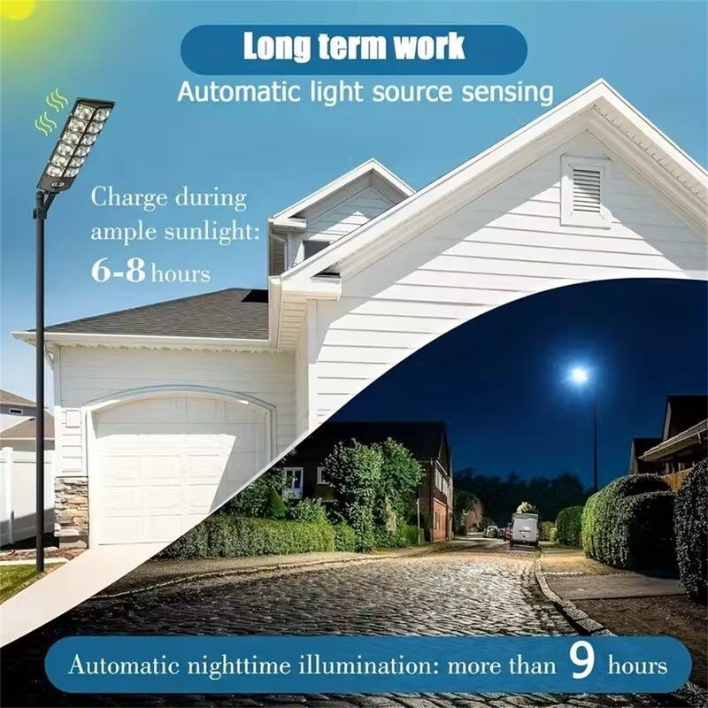 2-Pack of 800W Ultra Bright Solar Street Lights