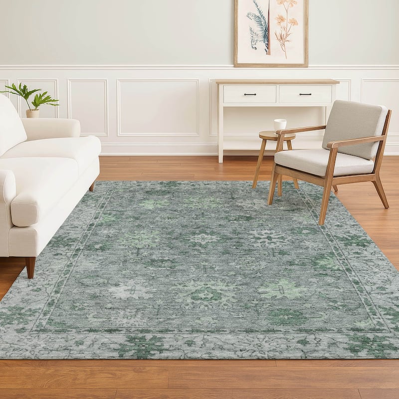 Premium Washable Super Soft Traditional Caply Mayfield Rug