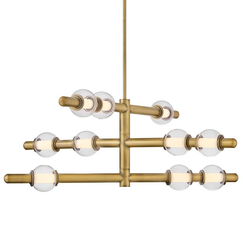 Hinkley Lighting 48335 Saxon 36" Wide LED Abstract Chandelier