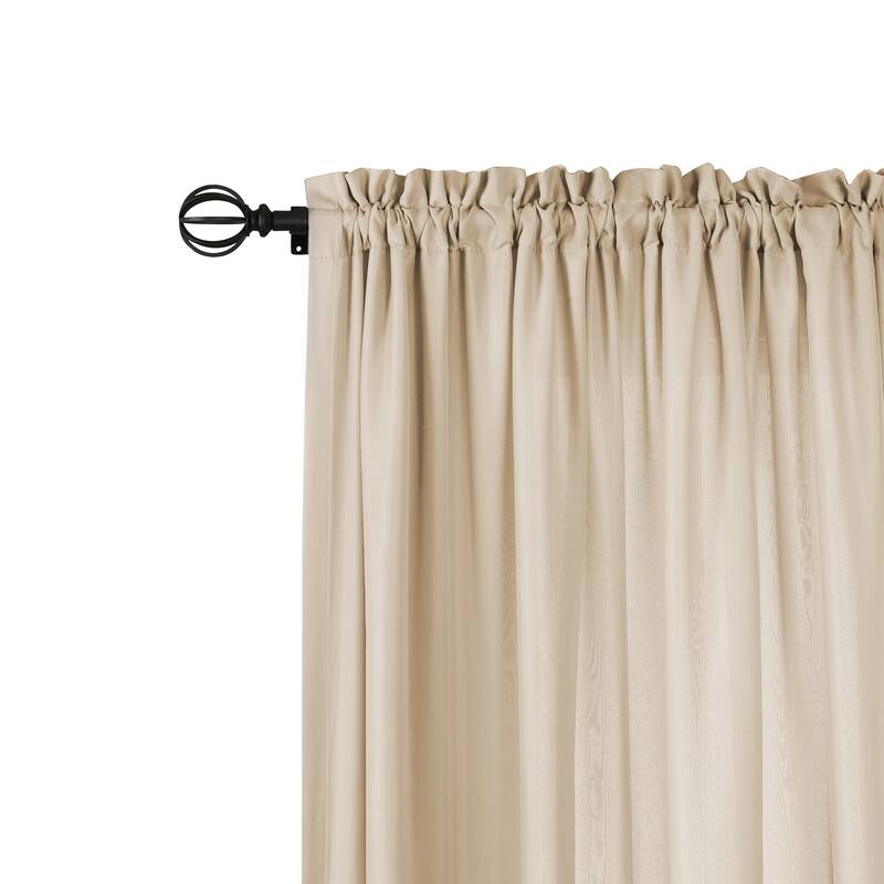 ThermaVoile Rhapsody Lined Rod Pocket Curtain Panel