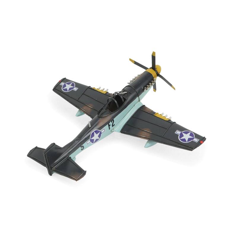 Multicolor Metal 1940s P51 Model