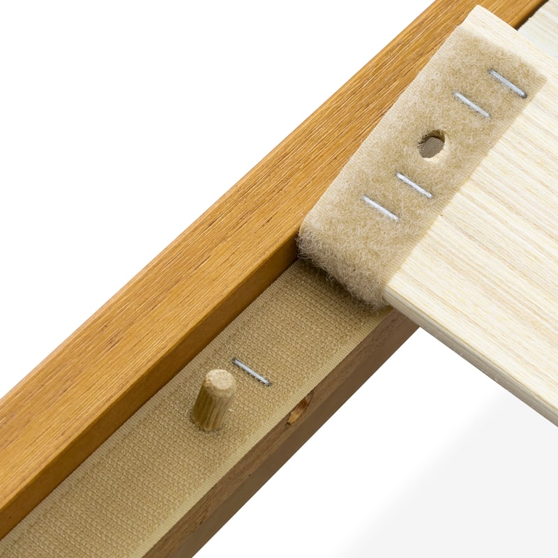 East West Furniture King Size Platform Bed Frame with 4 Solid Wood Legs and 2 Extra Center Legs - (Finish Option)