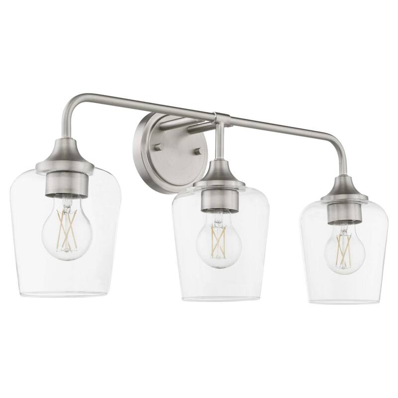 Quorum International 5313-3 Goodwin 3 Light 23" Wide Vanity Light - Satin Nickel