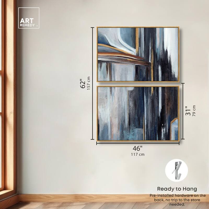 Aftereffect Canvas Set of 2 by Art Remedy
