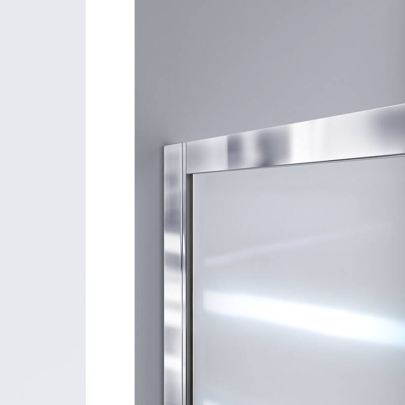 DreamLine Infinity-Z 44-48 in. W x 72 in. H Semi-Frameless Sliding Shower Door - 44" - 48" W