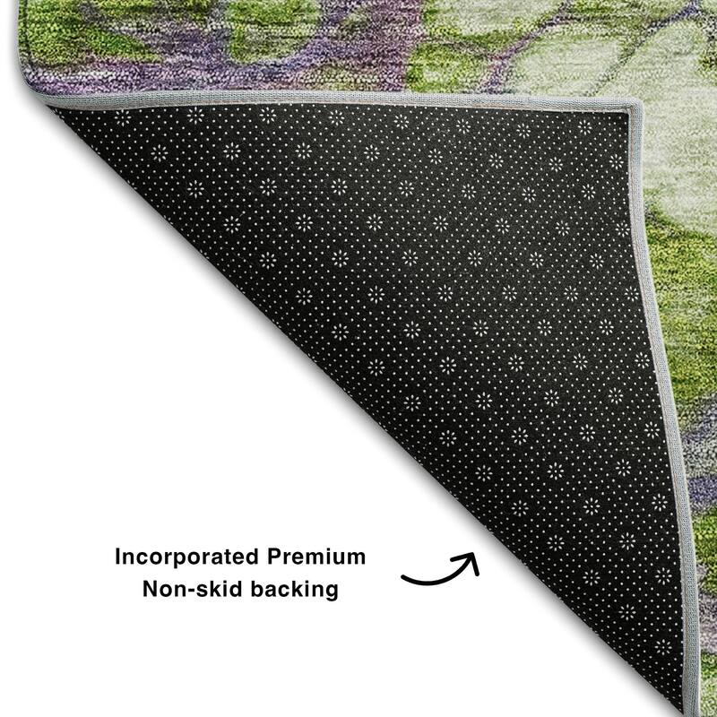 Premium Washable Super Soft Contemporary Ripples Mayfield Rug