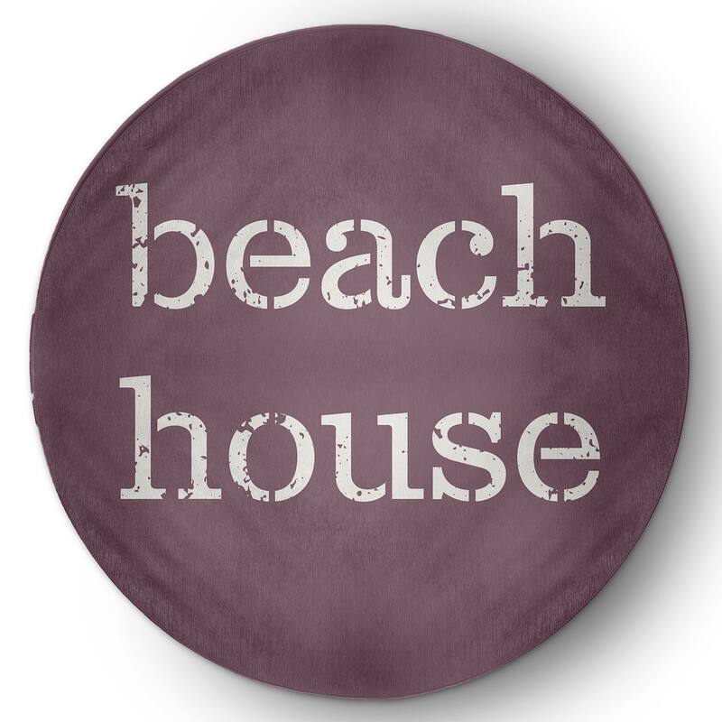 Beach House Nautical Chenille Rug