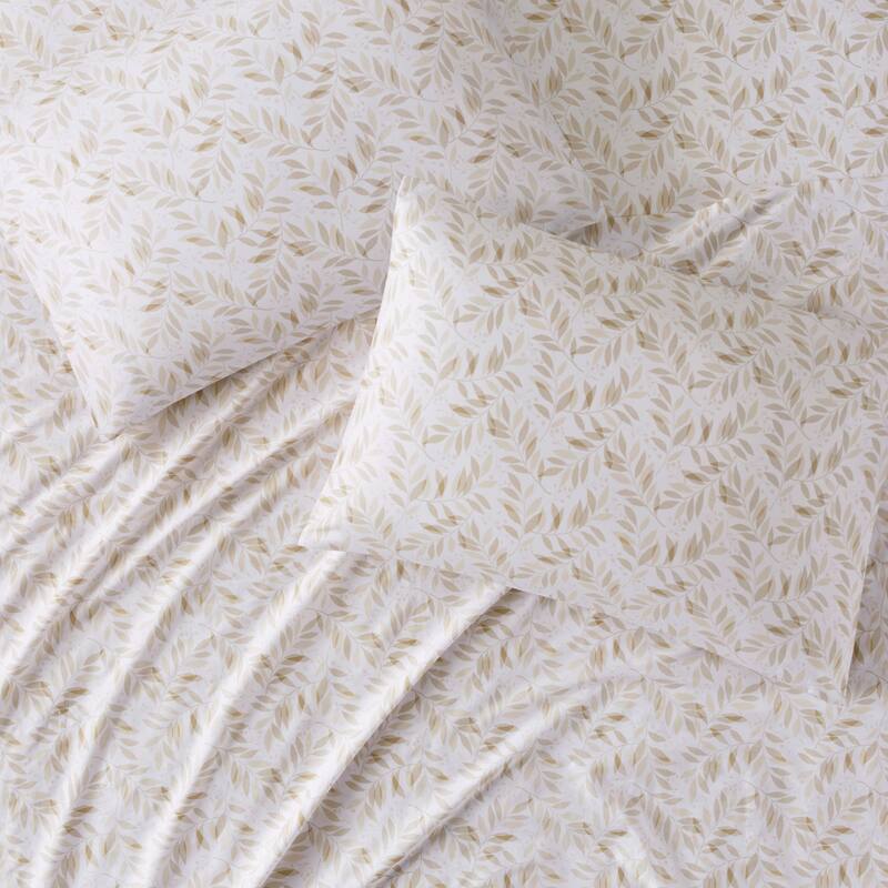 Madison Park Essentials 200 Thread Count Printed Cotton Sheet Set